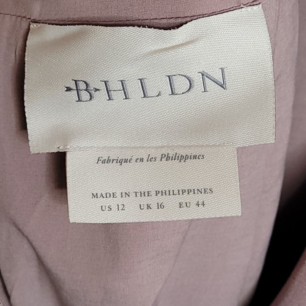 Bhldn Serephina Crepe Maxi Dress Size 12 In Lilac - Picture 7 of 9